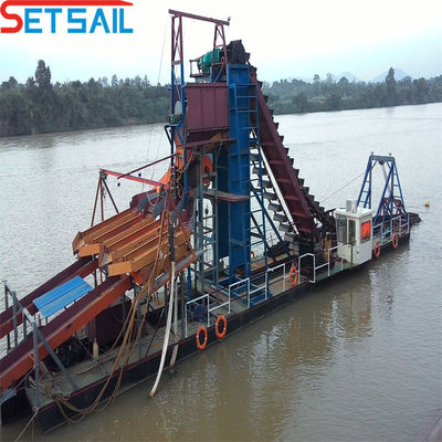 86PCS-100PCS Keten Bucket River Gold Diamond Mining Machinery met agitatiechuit