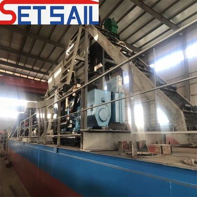 5.5kw-50kw Drum Screen Motor Lake Goud- en diamantmijnbouwmachines met keten emmer CTN