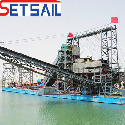 River Gold and Diamond Mining Machinery met centrifuge 172PCS-200PCS keten hoeveelheid