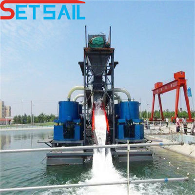 Chain Bucket River Sand Gold Dredge Equipment voor Diamant US Currency Aanpassing