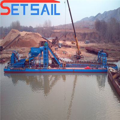128-176PCS Chian Quantity Chain Bucket River Sand Gold Ship met Breekmachines