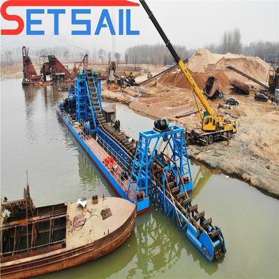 128-176PCS Chian Quantity Chain Bucket River Sand Gold Ship met Breekmachines