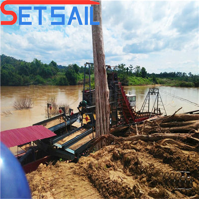 128-176PCS Chian Quantity Chain Bucket River Sand Gold Ship met Breekmachines