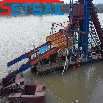 River Chain Bucket Goud- en diamantmijnmachines voor MM-16 CTN Slot Type