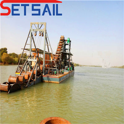 7.5-100kw Lifting Motor Power Agitation Chute Chain Bucket Mining Machinery voor de rivier