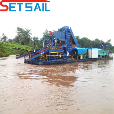 Chain Bucket Lake Diamond Machinery voor River Gold Hull Afmetingen 23m-49m en QHSS-8