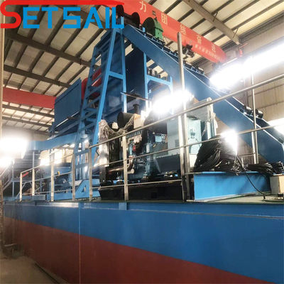Chain Bucket Lake Diamond Machinery voor River Gold Hull Afmetingen 23m-49m en QHSS-8