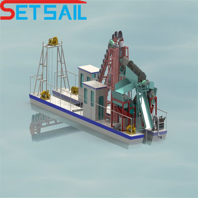 Ketenhoeveelheid 172PCS-200PCS Riviermijnbouwmachines met lage storing met jiggingapparatuur