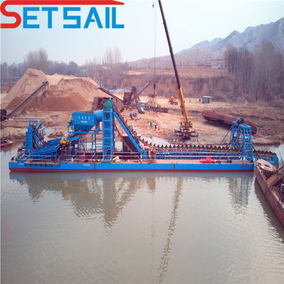 4kw X 3-10kw X3 Migratiesysteem Ketting Emmer Rivier Goudmijnmachines met jigging