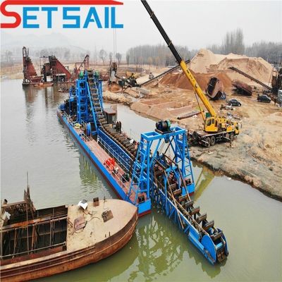 86PCS-100PCS Hoogte 1.0m-2m River Chain Bucket Gold Mining Machinery met centrifuge