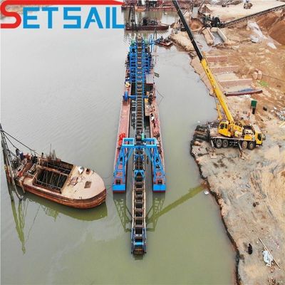 86PCS-100PCS Hoogte 1.0m-2m River Chain Bucket Gold Mining Machinery met centrifuge