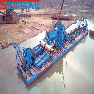 86PCS-100PCS Hoogte 1.0m-2m River Chain Bucket Gold Mining Machinery met centrifuge
