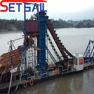 Chain Bucket River Gold and Diamond Mining Machinery met 172PCS-200PCS keten kwantiteit
