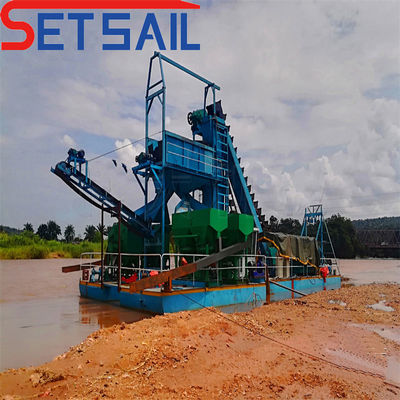 Chain Bucket River Gold and Diamond Mining Machinery met 172PCS-200PCS keten kwantiteit