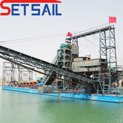Chain Bucket River Gold and Diamond Mining Machinery met 172PCS-200PCS keten kwantiteit