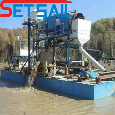 37kw-150kw Dredging Power Chain Bucket River Diamantenmijnbouwapparatuur met centrifuge