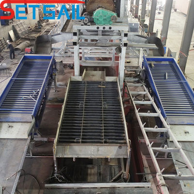 4.5m-10m Breedte Keten Bucket River Gold Diamond Mining Equipment met Trommel Screen
