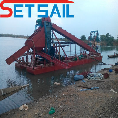 Krachtige elektrische multifunctionele keten Bucket River Gold and Diamond Mining Equipment