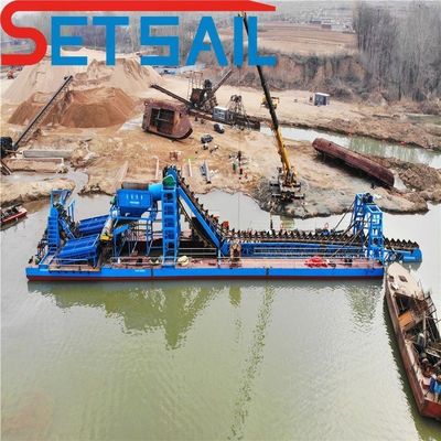 128PCS-176PCS Chian Quantity Bucket Chain River Sand Gold Dredger voor het baggeren van diamanten