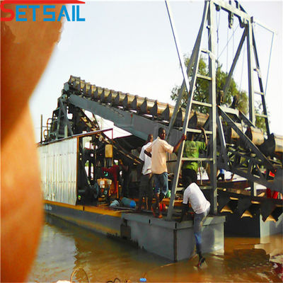 US Chain Bucket River Gold Mining Equipment voor Gold Diamant 30 dagen terugbetaling garantie