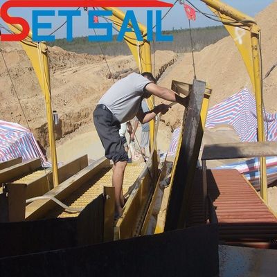 Cummis en Weichai Generator Land Gold Diamond Mining Machinery met trillingschuit