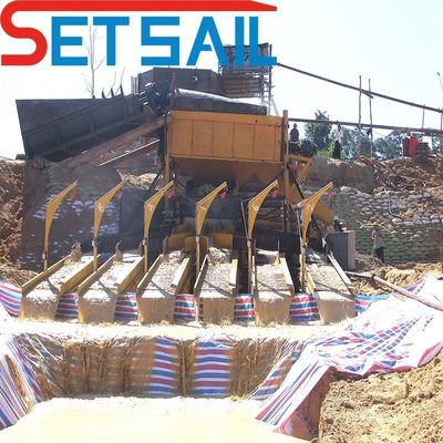 Cummis en Weichai Generator Land Gold Diamond Mining Machinery met trillingschuit