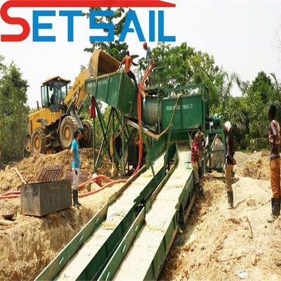 Pakket Bruto Gewicht 5000.000kg Land Iron Sand Machinery voor Land Diamond en Gold