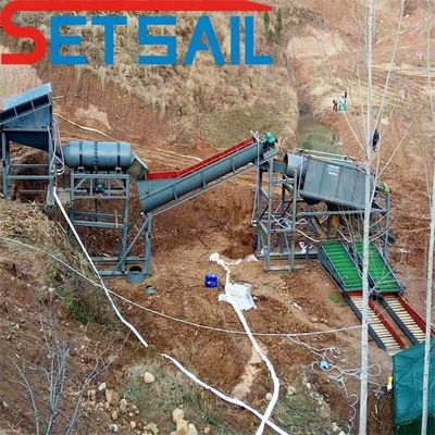 Pakket Bruto Gewicht 5000.000kg Land Iron Sand Machinery voor Land Diamond en Gold
