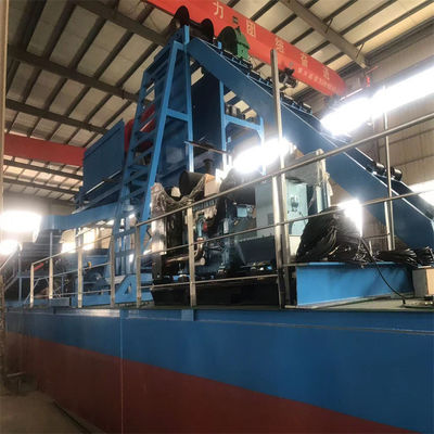 Setsail Chain Bucket River Mining Gold Diamond Dredger voor Congo door een professional
