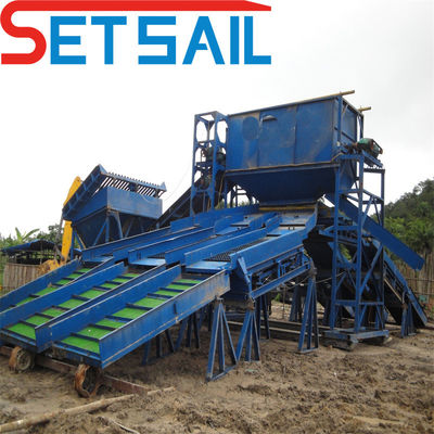 Land Gold Diamond Iron Sand Mining Machinery met totaal generatorvermogen 120kw-2000kw
