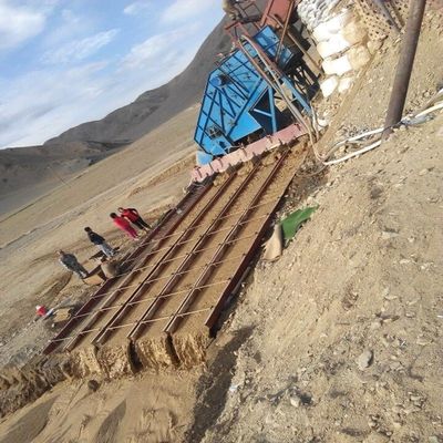 1 Set Min.Order Land Mining Gold en Diamond Machinery Equipment met agitatie chute