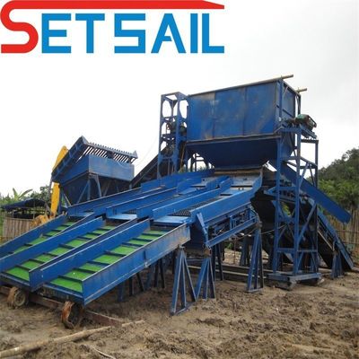 7.5kw-50kw Centrifuge Power Land Gold and Diamond Mining Machinery met Agitation Chute