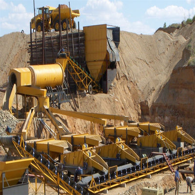 120kw-2000kw Totaal Generator Power LM-8 Trommel Land Gold and Diamond Mining Machine