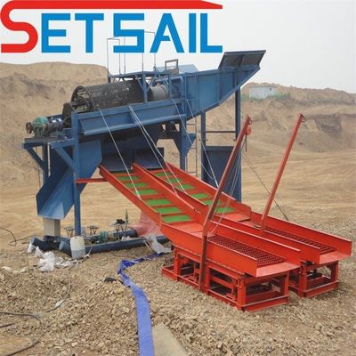 10-100kw voedingsmachine voor de mijnbouw 2 meter gebouwd chute land goud en diamant apparatuur