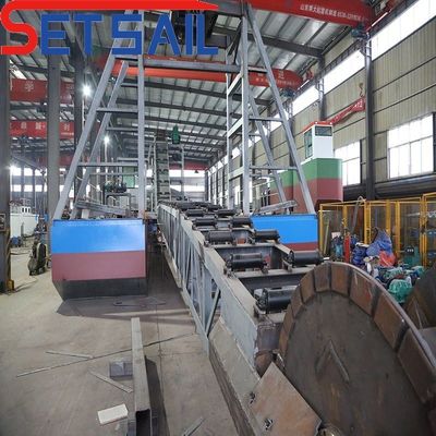 7.5-50kw injectie pomp stroomketen emmer rivier goud en diamant mijnbouw bagger apparatuur