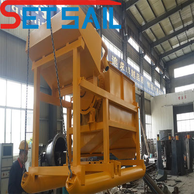 100m3-500m3 Capaciteit Carbon Steel Land Gold Mining Equipment met Diamond Agitation Chute