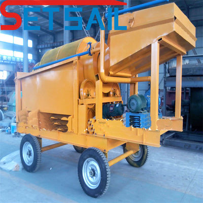 100m3-500m3 Capaciteit Carbon Steel Land Gold Mining Equipment met Diamond Agitation Chute