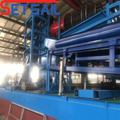 Hydrocyclone Gold Diamond Mining Dredger met een totale lengte van 24-38 m en een agitatie-schacht
