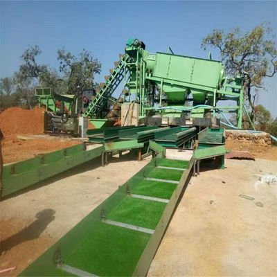 Corrosiebestendig materiaal Landgoudmijnbouwmachines met diamantengiggingapparatuur