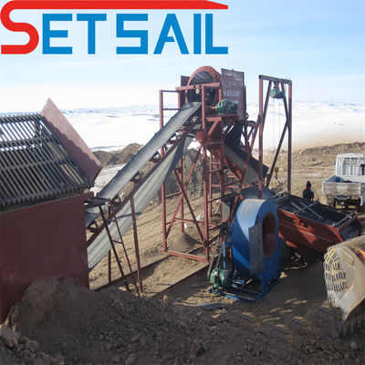 50-500 ton capaciteit Performance Landmijnbouwmachines voor ijzerpoeder waterstroom 200m3/h