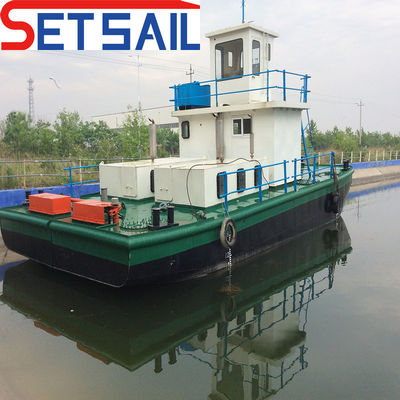 Werkschip met dubbele schroef, dieselmotor en motor, met 1,5 tot 5 ton deckkraan