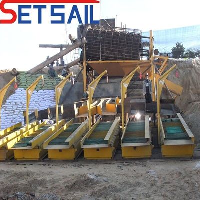 Multifunctionele trommelseparator 50m3-500m3 Capaciteit voor de verwerking van alluviaal goud