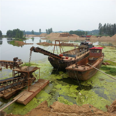 Rivier zand transport boot met maatwerk functie en maatwerk verzoek