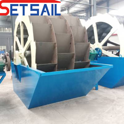 Motortype AC-motor waterwiel rivierzandwasmachine met keten emmer bagger