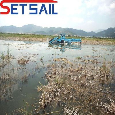 QHCM-6 Full Hydraulic Clean River Water Hyacinth Machine voor schoon en gezond water
