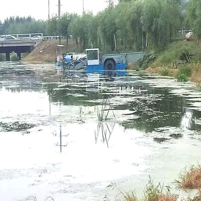 Water Hyacinth Reiniging Professionele Water Weed Harvester met 3,5-5kn/H Werksnelheid