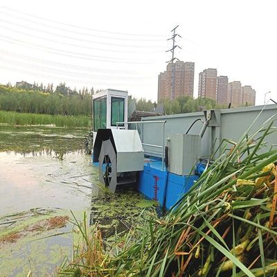 Water Hyacinth Reiniging Professionele Water Weed Harvester met 3,5-5kn/H Werksnelheid