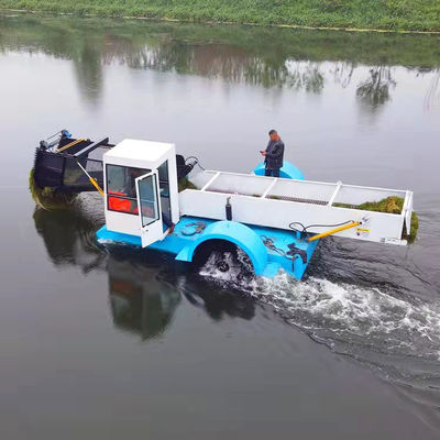 Halfautomatische hydraulische aquatische installatie onkruidplukker voor rivierriet/jacinth/vuilnis
