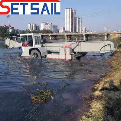 Chemische behandeling waterplanting oogst type aandrijflijn wiel of schroef