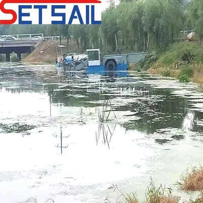 Op maat gemaakte schroefdraadige amfibische rivierreinigingsvaartuig voor afvalverwijdering